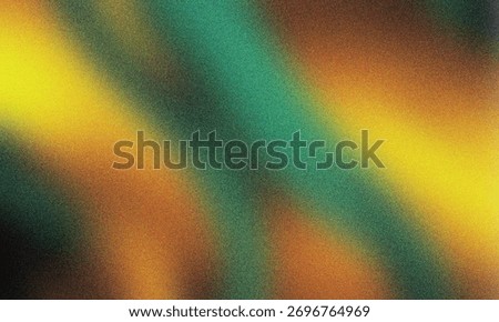 An abstract grainy background featuring diagonal stripes of yellow green and brown creating a visually interesting pattern ideal for creative designs and backdrops