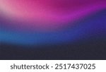 Abstract grainy gradient background with purple blue pink and black vibrant noisy texture backdrop, illustration design