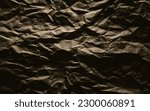 Abstract graphic design of a dark brown beige rough textured wall background or crumpled recycled paper texture.  For game scene, old, vintage, poster, banner, advertisement, luxury, modern, history. 