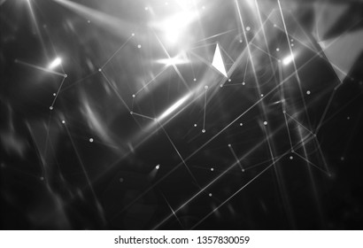 Abstract Gray Background. Explosion Star. Motion Background. Illustration Digital.