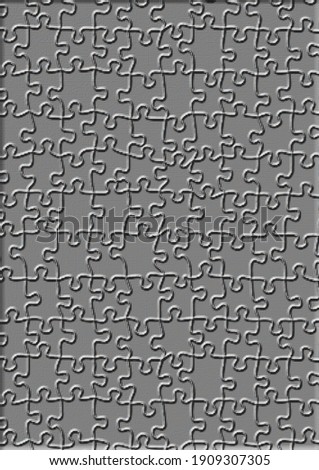 Abstract gray background with Square or jigsaw shape