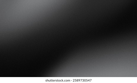Abstract gray background with a subtle gradient looks brighter and rougher in texture