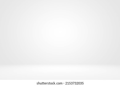 Abstract Gray Gradient Spotlight Curve Line Room Texture Background. 
Studio Backdrop Wallpaper Light Radius Wall White And Empty Space.