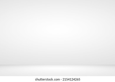 Abstract Gray Gradient Spotlight Curve Line Room Texture Background. 
Studio Backdrop Wallpaper Light Radius Wall White And Empty Space.