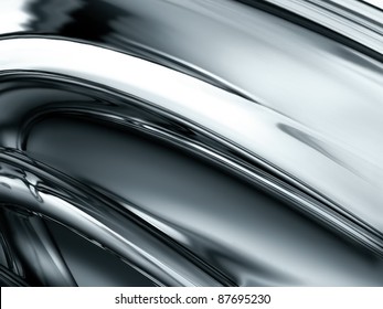 abstract gray metal pipes - industrial technology background