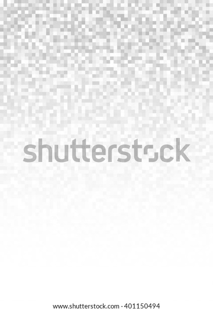 Abstract Gray Technology Pixel Background Stock Illustration