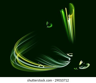 Abstract green background