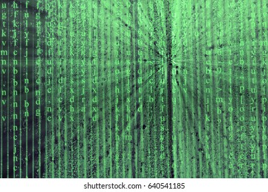 Abstract green creative background
