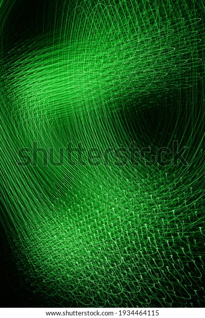 Abstract\
green digital background made with light\
brush.