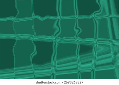 Abstract green pattern with wavy lines and grid-like structure, suggesting a natural or organic texture.