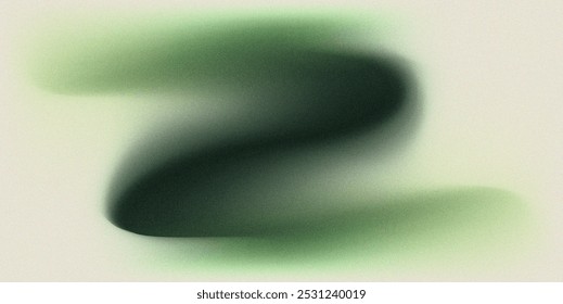 Abstract Green Swirl on Beige Background - Powered by Shutterstock