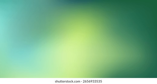 Abstract Green and Teal Gradient Background: Soft, Serene, and Peaceful Mood for Design Projects.