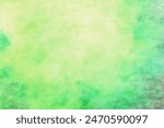 abstract green watercolor paintings, paper texture background