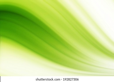 Abstract Green Wave Background