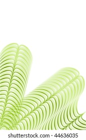 abstract green waves