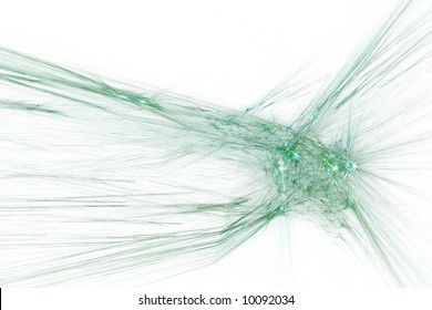 Abstract green web
