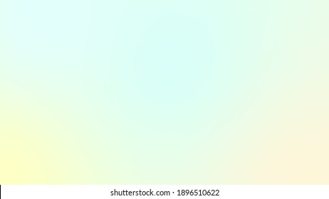 Abstract green yellow soft cloud background in pastel colorful gradation 