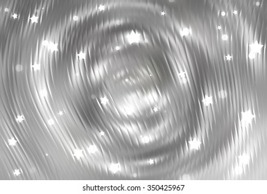 abstract grey background with scintillating circles and gloss