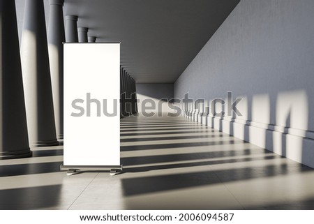 Similar – Foto Bild Lichtsäule auf dem Hintergrund der Wand