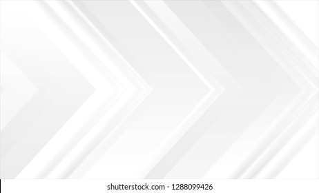 Abstract Grey Tech Arrows Minimal Background