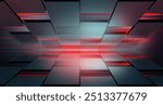 Abstract ground with 3d cubes, news and technologies theme background, 3d illustration