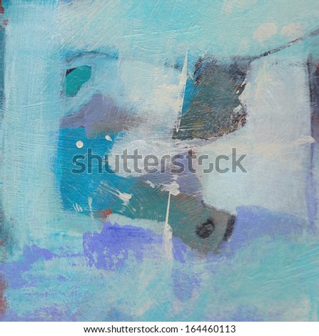 Abstract grunge background - brush strokes on paper