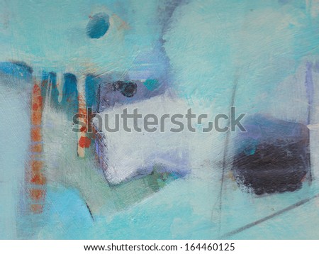 Abstract grunge background - brush strokes on paper with space for text 
