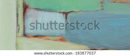 Abstract grunge background - brush strokes on paper with space for text. 