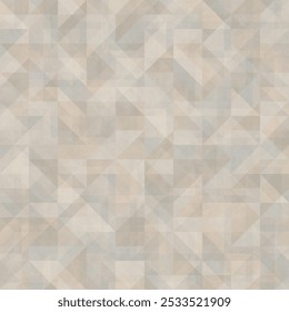 Abstract grunge background, triangles, complex shapes. Shabby texture. Watercolor. Beige colors.