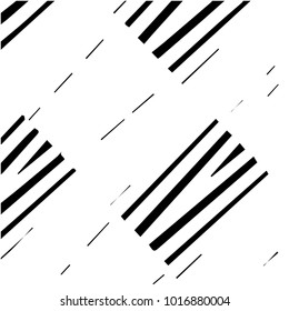 Abstract grunge grid halftone background pattern. Black and white line illustration
