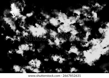 Abstract grunge pattern texture background. Urban noise black white grungy rough dark aged distressed wall. Cloudy haze halloween horror backdrop. Eerie night sky. vintage shabby dirty overlay effect