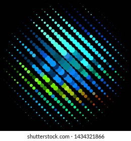 Abstract halftone background pattern. Geometric colorful line illustration