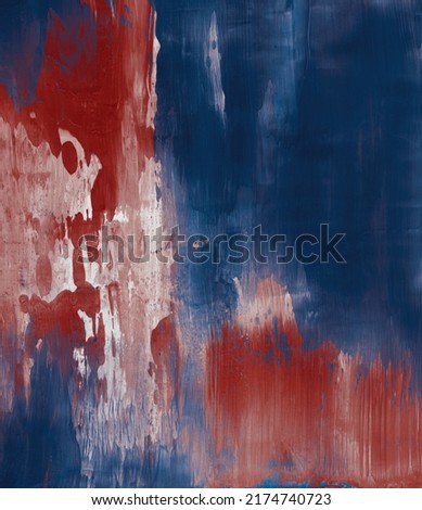 Abstract hand painted background. Versatile artistic image for creative design projects: posters, banners, cards, magazines, book covers, prints, wallpapers. Gouache on paper.