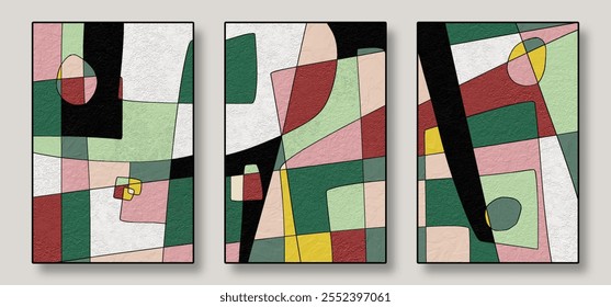 Abstract hand-drawn black lines create a dynamic and minimalist composition, perfect for contemporary wall decor or graphic design projects.
