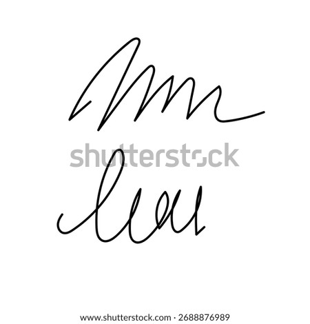 Abstract Handdrawn Scribble Chaotic Line Drawing Design Element Isolated