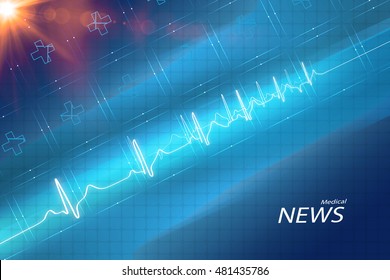 Abstract Health Care Background, Suitable For Healthcare And Medical Topic News, 3d Render, 3d Illustration