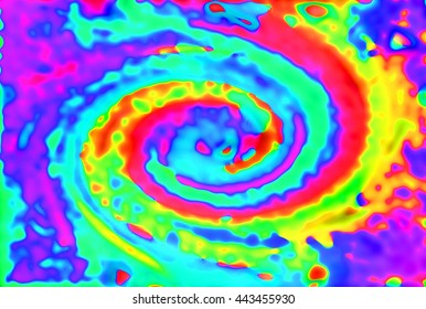 Abstract Heat Map Tornado Spiral Shape