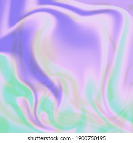 Abstract holographic and iridescent blurred background for trendy design.