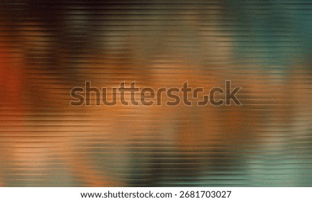 Abstract horizontal lines texture with warm orange and cool teal hues Clear details and vibrant c...