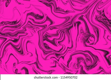 Abstract Of The Hot Pink Marble Pattern, Watercolor Of Hot Pink Marble Texture, Modern Hot Pink Marble Background