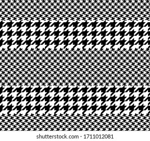 Abstract Hounds Tooth Pattern Modern Crows Feet Seamless Design For Print