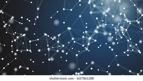 Abstract illustration background motion transformation low poly triangular plexus digital evolution future technology graphic animation network decentralize communication connection.