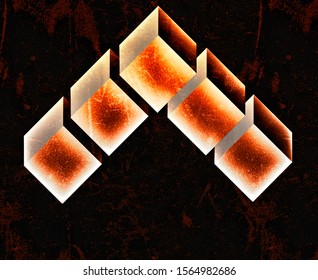 Abstract illustration background pattern of box 