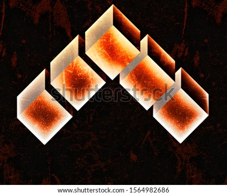 Abstract illustration background pattern of box 