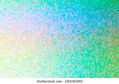 Abstract Illustration Of Blue, Green Impressionist Pointlilism Background