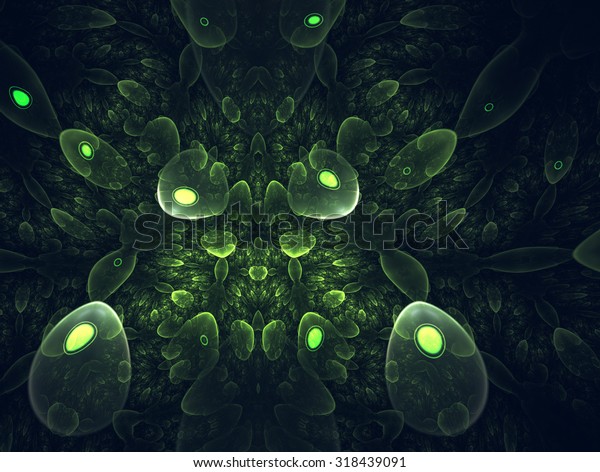 Abstract illustration of cells in mitosis or\
multiplication of\
cells