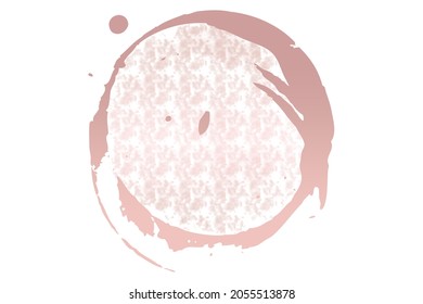 Abstract Illustration Of A Pastel Pink Logo Background