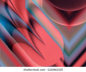 Abstract Image, Colorful Graphics,can Be Used As A Template For Tapestry