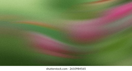 An abstract image featuring a predominantly soft green background with gentle, blurred washes of pink and subtle hints of other pastel colors.