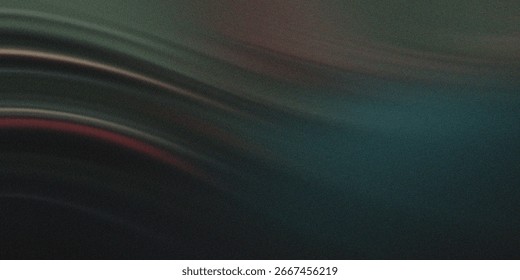 An abstract image featuring wavy lines in dark teal and red tones. The blurred effect creates a sense of motion and fluidity, with smooth gradients blending the colors together for a modern.